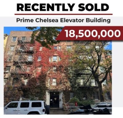 $18.5M Chelsea Manhattan Multifamily Sale Shows Impact of NYC Rent Laws: 421 W 21st St